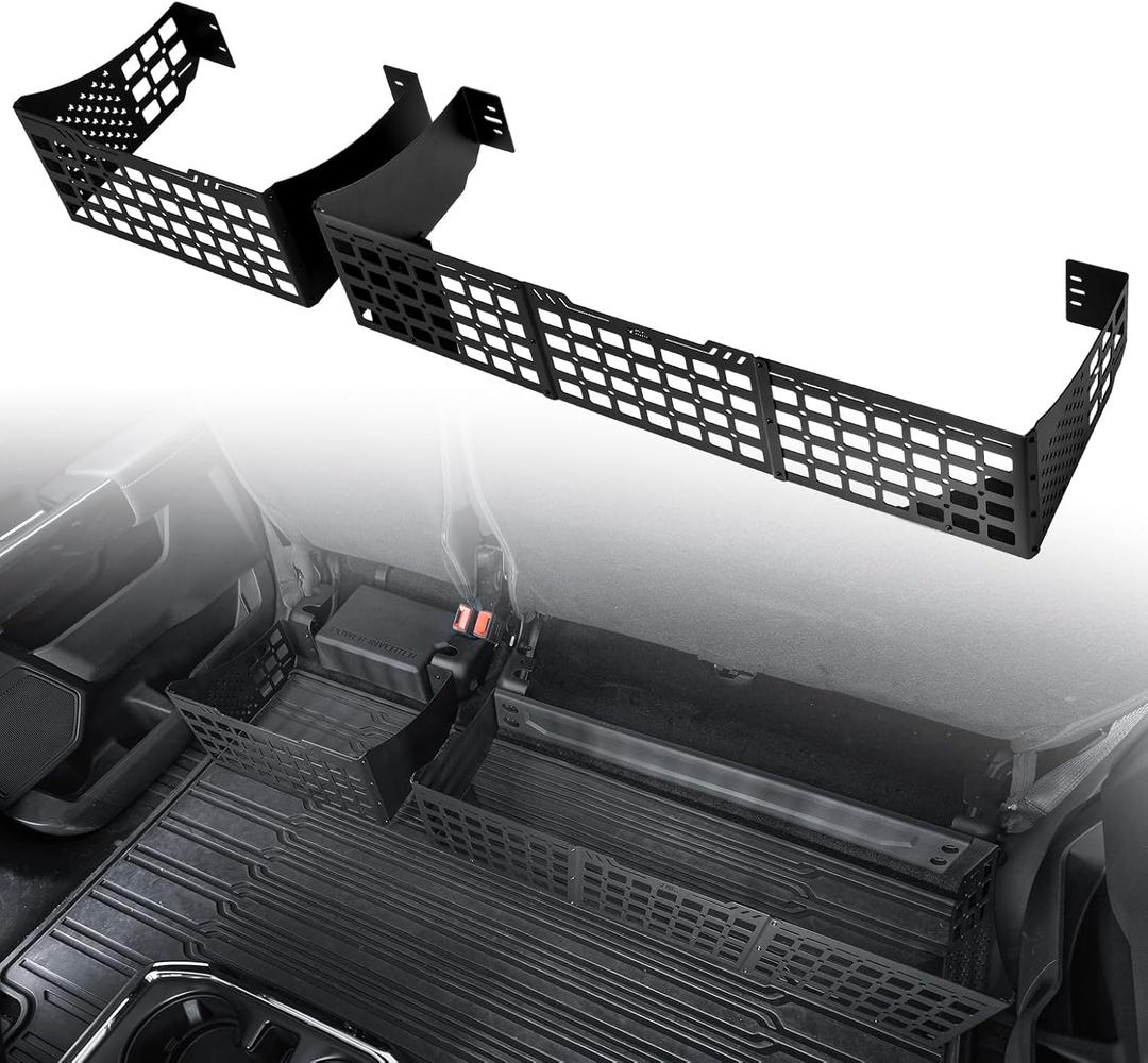 JOYTUTUS Under Seat Storage Molle Panel Compatible With 2015-2026 F150 & 2017-2026 F250 F350 Supercrew Cab, Underseat Truck Under Seat Storage Molle Panels Accessories