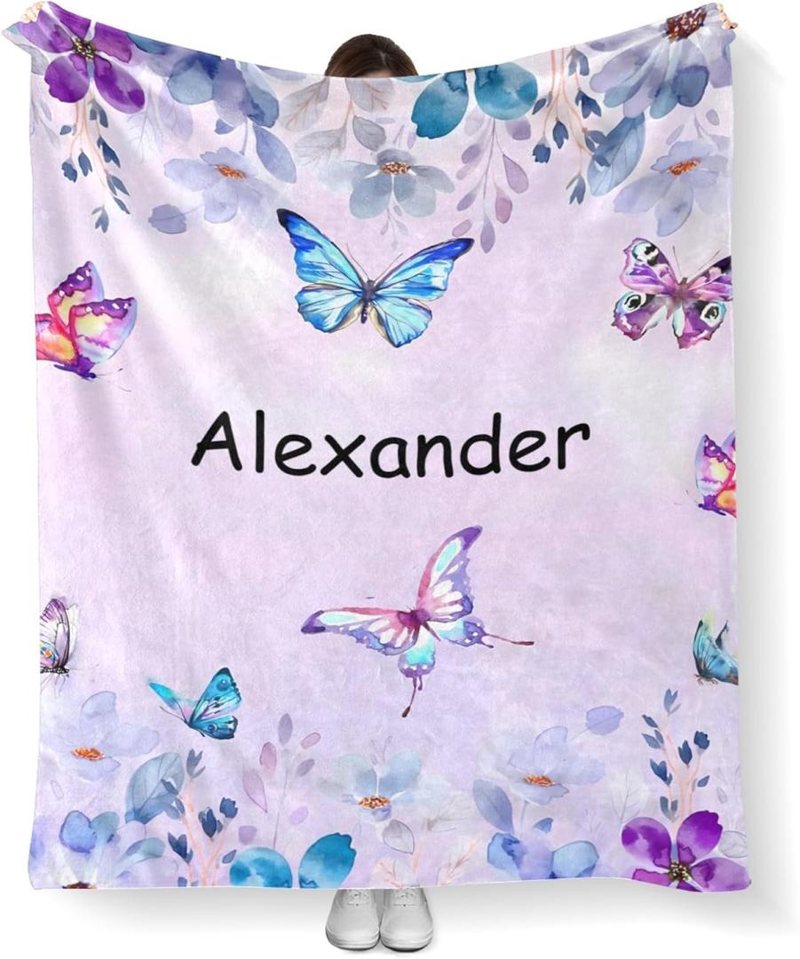 Diyrap Personalized Baby Blanket for Boys (50*60in, Style22)