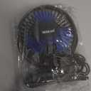 BESKAR USB Clip on Fan, Portable Small Fan with Cord Powered, 3 Speeds Strong Airflow, with Sturdy Clamp, Quiet Personal Desk Fan (Black)