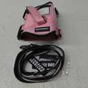 Service Dog Vest Harness and Leash Set+10 Patches,No Pull&Easy Walk Reflective Dog Harness with Soft Padded Handle for Training/Everyday,Fit Small/Medium/Large/Extra-Large Dogs(Pink S)