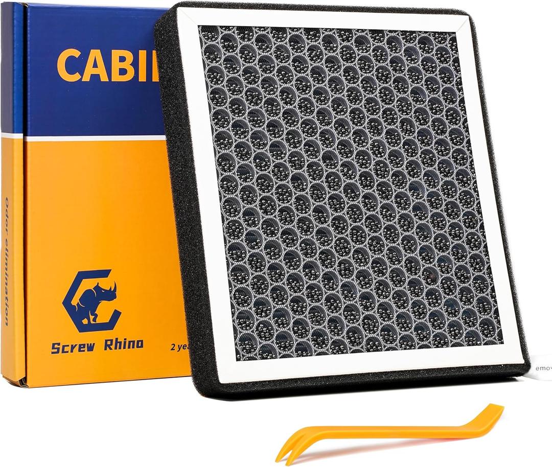 HEPA Cabin Air Filter for Tesla Model S/Model X 2021 2022 2023 2024 2025 2026,Activated Carbon, 5-Layer Filter, Stronger Filtering,Low Air Resistance.