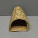PEMAR Seagrass House Tunnel Hutch  Woven Grass Hideaway & Chewable Tunnel for Small Pets (Rabbit, Guinea Pig, Chinchilla)  Natural Non-Toxic Pet Habitat & Hideout