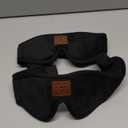 2-Pack 3D Sleep Mask with Bluetooth Headphones, Sleep Headphones, Bluetooth Sleep Eye Mask with Adjustable Hook and Loop, Ultra-Thin Stereo Speakers Perfect for Men/Women Sleeping Gifts (Black)