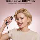 1/2 Inch Curling Iron for Short Hair, Dual Voltage Travel Size with 5 Adjustable Heat Settings, Mini Curling Iron Ceramic Barrel with Argan Oil Infused