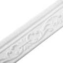 TaoBary 8 Roll 90 x 3 Inch Self Adhesive Flexible Foam Molding Trim Wallpaper Border 3D Sticky Decorative Wall Lines Peel and Stick Wall Baseboard Trim for Hotel Home DIY Decoration (White)