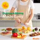 Riveira Two Tone Bamboo Wood Cutting Board  Versatile And Durable: Set Of 3 Pcs Rectangular Wooden Cutting Board  Natural Wooden Cutting Boards For Kitchen  Complete Bamboo Wooden Chopping Board