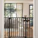 Baby Gate Auto Close, 29"-40" Dog Gate Indoor for Stairs & Doorways
Pressure Mounted Adjustable Pet Gate Indoor, Easy Walk Through No Drilling Child Gate for Baby & Pet Stroller Friendly, Black