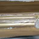 Tension Curtain Rod 41-103" Heavy Duty No Drilling Adjustable Golden, 1.26"