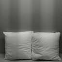 MIULEE Throw Pillows Inserts, Pack of 2 18x18 Inch 100% Virgin Fiber Filling Bed Couch Pillows