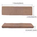 20 Pcs Brown Thin Wall Brick Veneers, 2.4in x 7.9in for Kitchen Backsplash, Fireplace, Living Room, Interior and Exterior Wall Decoration (3.5 sq.ft) (20)