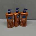 Vaseline Intensive Care Body Lotion Cocoa Radiant 3 count for Dry Skin Lotion Made with Ultra-Hydrating Lipids and Pure Cocoa Butter for a Long-Lasting, Radiant Glow 20.3 Oz