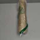 Half Circle Bath Mat, Non Slip Bath Mat, Thin Bathroom Rugs Fit Under Door Quick Dry Absorbent Washable Bathroom Mat with Rubber Backing, Brown Beige 16x24