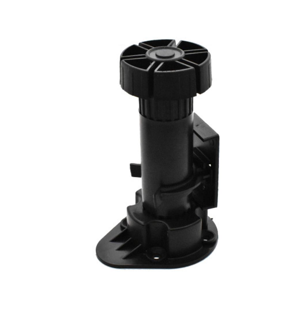 8 Pack Black Cabinet Leveler Legs Adjustable Furniture Legs Adjusts from 3-7/8" to 5-1/8", for Furniture, Cabinets Ect