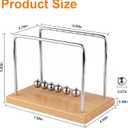 Newton's Cradle Balance Balls Fascinating Physics Gadget for Home and Office 7 Beads