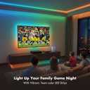 MFWW Smart IC RGB Strip Lights, 66FT LED Lights Multiple Colors on One Line, App+Remote Control, Timing, Multimodal, Music Sync, Color Changing Lights for Bedroom, Party Home Decor