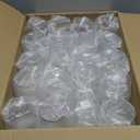 Goodluck 40 PCS Diamond Stemless Plastic Wine Glasses, 12 Oz Disposable Fancy Plastic Cups, Suitable for Weddings, Birthday Parties, Family Gatherings, Bars, etc Hammered Gold rimmed cups