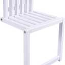 Folding Chair Wall-Mounted Invisible Shoe-Changing Stool Made of Solid Wood Wall Seat Folding with Support Legs Saving Space Suitable for Various Occasions White, 10.23 inches x 14.96 inches x 13.77 inches