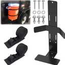 Water Cooler Mount Rack, 5 Gallon Steel Water Beverage Cooler Holder Compatible with Trailers, Truck, Cart, UTV, Mower or Landscape Trailer