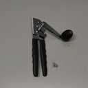 Commercial Can Opener, UHIYEE Hand Crank Can Opener Manual Heavy Duty with Comfortable Extra-long Handles, Oversized Knob, Large Handheld Can Open Easy for Big Cans, Black