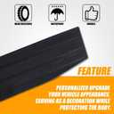 RANSOTO Tailgate Molding Trim Compatible with 2021 2022 2023 2024 2025 Ford F150 F-150 Flexible Flex Step Cap Top Trim Protector Cover Replaces FO1904150C, ML3Z9940602A
