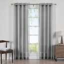 Brushed Nickel 48 to 84 Inch Telescoping Decorative Curtain Rods with Cap Finials