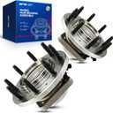 KAX 515145 Front Wheel Bearing Compatible with 2011-2019 Chevy Silverado/GMC Sierra 2500 HD/3500 HD 4WD(with Single Rear Wheels), 2PCS Wheel Hub Assembly 8 Lugs W/ABS