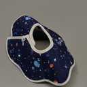 Soft Cat Cone, Adjustable Recovery Collar After Surgery to Prevent Licking Wound, Protective Cat Neck Cone, Comfortable Pet Elizabethan Collar for Cats Kittens and Puppies (M) (M (Neck: 8.5-11.6 in), Planet Pattern)