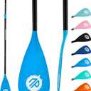 niphean Sup Paddle, Adjustable Paddle Board Paddles, Lightweight Kayak Paddle, Detachable Stand Up Paddle Board Accessories Oars with Aluminum Alloy Shaft and Fiberglass Blade, 3 Piece
