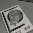 Toilet Paper Holder for Bathroom, Heavy Weighted Metal Free Standing Toilet Paper Holder Stand with Crystal Ball, Toilet Paper Roll Stand for Bathroom Accessories (Matte Black)