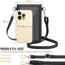 AnsTOP Small Crossbody Bag for Women - Phone Purse Crossbody Cell Phone Purse for Women with 2 Strap