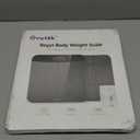 Ovutek Bathroom Scales Digital Weight, Topnotch Quality 450lb Weight Scale, Most Accurate to 0.05lb, Automatic Weighing Scale for Body Weight, Baby, Pet, Larger LED, Sturdy and Durable Base Machine (Black)