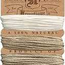 Hemp Cord Multiweight Set of Four Different Sizes - Natural, Pack of 2