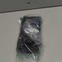 GYZOUKA 2PCS Stove Top Shelf 2 Zones Storage Organizer Silicone Seasoning Rack Magnetic Back for Kitchen (Black)