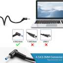 65W AC Charger Compatible with HP ProBook 450 G5 G6 G7 G8 G9 G10 ProBook 470 430 G8 440 445 640 650 G2 G3 G4 G5 G6 EliteBook L25298-001 L25298-003 TPN-LA16 19.5V 3.33A Laptop Power Supply Adapter