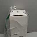 Bladeless Desk Fan, 11.8 Inch Small Rechargeable Fan, Quiet Office Fan, 3 Speeds, Touch Control, Easy to Clean, Desk Fan Small Quiet, Ideal for Home, Office, Travel (White/Gold, With Battery)