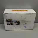 Dog Car Seat for Large Dogs up to 60 lbs or 2 Small Dogs with 4" Memory Foam, Back Seat Medium Pet Booster Seat with Triple Safety Belts, Adjustable Leashes, Detachable/Washable (Dark Black, Large)