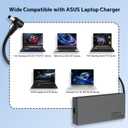 200W ADP-200JB D Laptop Charger Compatible with ASUS TUF Gaming A15 F15 A17 F17 FA506 FA507 FA707 Dash 15 FX516 FX517 ROG Strix G15 G17 G513 G713 Zephyrus G15 Zenbook Adapter (Round Tip 6.03.7mm)