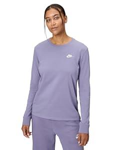 Nike Women's Sportswear Club Long-Sleeve T-Shirt (XX-Large)