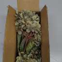 Hydrangea Artificial Flowers,Green Artificial Flower Fake Silk Hydrangea, Heads Bouquet with Stems Bulk for Fall Decoration Table Center Indoor Outdoor Faux Floral Plants 8pcs (Green)