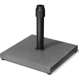 45lbs Patio Umbrella Base - Heavy Duty Outdoor Patio Market Umbrella Stand for Deck, Poolside, Balcony, Wind-Resistant Design, Grey