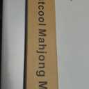 Blue Mahjong Mat for Table, American Mahjong Mat with Printed Rules, 31.5" x 31.5", Anti-Slip, Noise-Reducing Table Cover for Mahjong, Poker, Board Games, Dominoes, and Card Games.