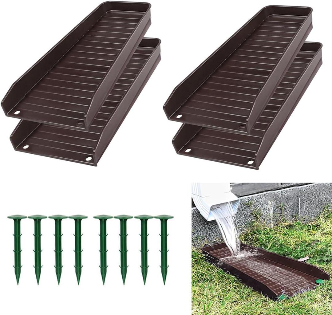 Rain Gutter Downspout Extension, Downspout Splash Block