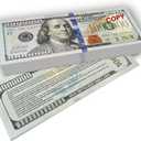 Zadin 100PACK Million Dollar Bill Gospel Tracts for Christian, Evangelism, Halloween, Bible Salvation Tracts, Gospel Zero, Church Visitor Cards 100 PCS