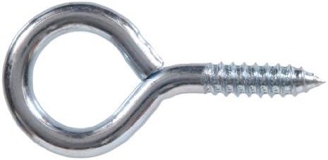 The Hillman Group 851769 .162 x 1-5/8-Inch Zinc-Plated Large Eye Screw Eye 2 Pack