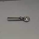 ZKIRON Old-school Heavy Duty Ice Cream Scoop - Stainless Steel, Dishwasher Safe, Trigger Release; Cookie Dough Scoops for Food, Perfect for Baking, Fruit, Frozen Yogurt, Muffin (Medium, Silver)