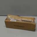 Industrial Gold Pipe Clothing Rack, Wall Ceiling Mounted Clothes Garment Rack 30'', Iron Golden Pipe Clothes Hanging Bar, Heavy Duty Metal Rod for Retail Display Closet Storage