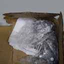 M8-1.25 Stem Caster Wheels, 1.6" Inch Heavy Duty Casters Set of 4, Threaded Stem (Diameter 8mm, Length 15mm) Locking Small Blue Caster with Brake, Swivel PU Mini Castor for Furniture, Carts