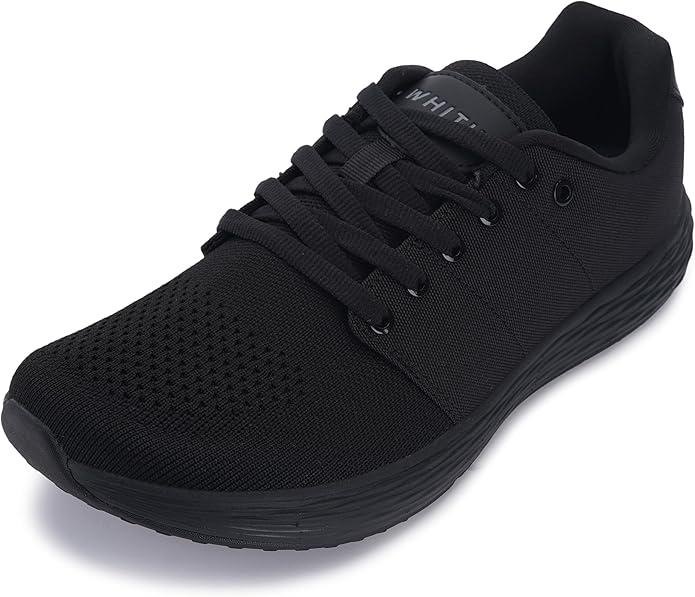 WHITIN Men's Wide Toe Box Walking Shoes + Zero Drop with Non-Slip Rubber Outsole, 47