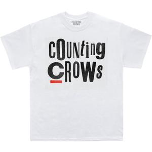 Counting Crows Unisex-Adult Ransom Tee Unisex Fit Tee Shirt (White), XL