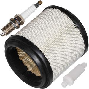 HIFROM 7080369 Air Filter Cleaner with Inline Fuel Filter 2530009 Spark Plug replacement for ATV Trail Boss 250 Trail Blazer 250 Xplorer; Polaris 300 300 350L Big Boss 400 Sportsman 400L Sport 400